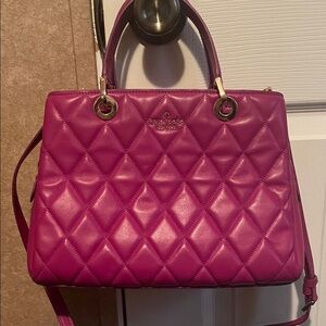 kate spade Quilted Satchel — Fuchsia Pink